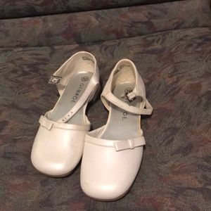 Off white girls dress shoes